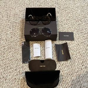 Tom ford eyeglasses and sunglasses combo set